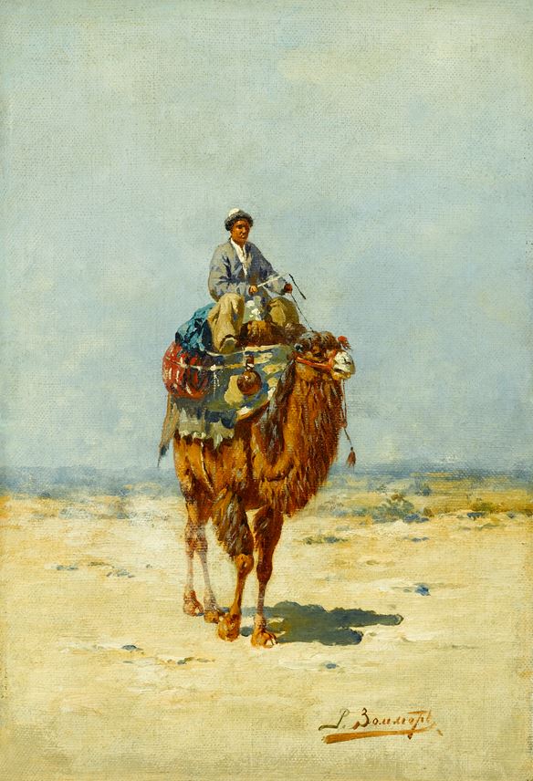 Richard Karlovich Zommer - Kirghiz on a Camel | MasterArt